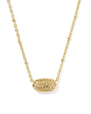 Design | Reversible: Dark Brown Hawks Eye stone on one side, openwork animal-print pattern on the other
Stone | Dark Brown Hawks Eye
Finish | Gold
Length | 16" chain with a 3" extender for an adjustable fit
Pendant | 0.67"L x 0.36"W
Style | Short pendant, perfect for layering or wearing solo
