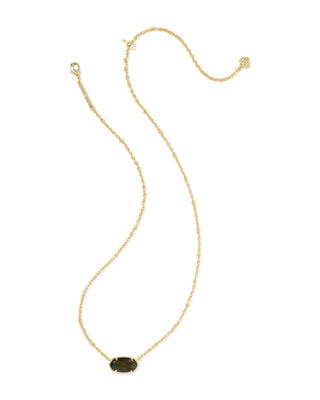 Design | Reversible: Dark Brown Hawks Eye stone on one side, openwork animal-print pattern on the other
Stone | Dark Brown Hawks Eye
Finish | Gold
Length | 16" chain with a 3" extender for an adjustable fit
Pendant | 0.67"L x 0.36"W
Style | Short pendant, perfect for layering or wearing solo
