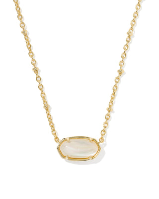 Design | Reversible: mother of pearl stone on one side, openwork animal-print pattern on the other
Stone | Natural Mother of Pearl
Finish | Gold
Length | 16" chain with a 3" extender for an adjustable fit
Pendant | 0.67"L x 0.36"W
Style | Short pendant, perfect for layering or wearing solo