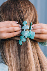 Teleties Clip - Totally Turquoise