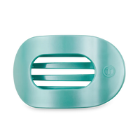 Flat Round Clip - Totally Turquoise