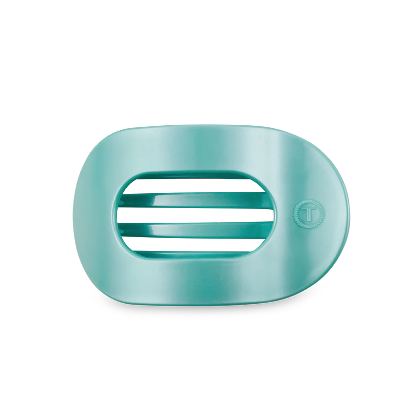 Flat Round Clip - Totally Turquoise