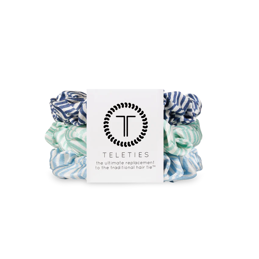 Silk Scrunchie - Totally Turquoise