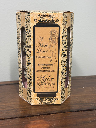 The Tyler Candle Gift Collection includes 3 luxurious candles with a total burn time of 75 hours. Perfect for gifting or indulging in rich, long-lasting fragrance!