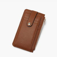 Brown - Mae Wallet With Snap Closure