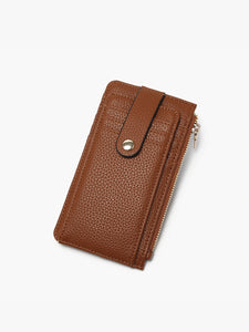 Brown - Mae Wallet With Snap Closure