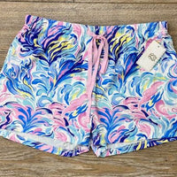 Pajama Shorts - Watercolor