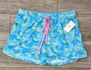 Pajama Shorts - Whale