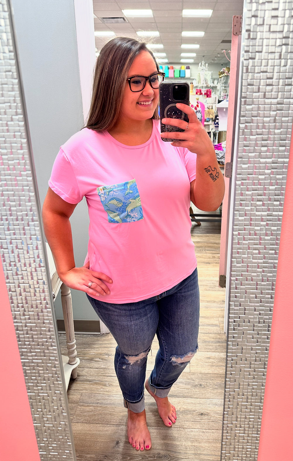 Pocket Tee - Whale