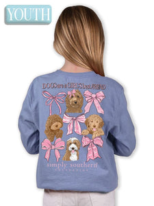 Youth Dogs Long Sleeve Tee