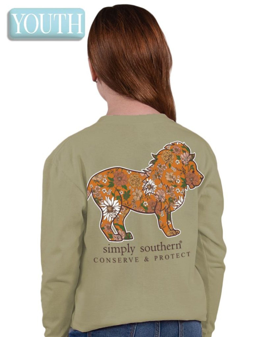 Youth Track Lion Wild Tee