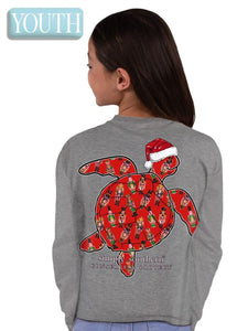 Youth Nutcracker Turtle Tracking Long Sleeve Tee