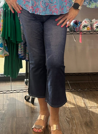 All the look of denim, none of the stiffness. The Zenim Bootcut Pant is crafted with advanced printing for a real-jeans illusion — buttery-soft, breathable, and made for all-day comfort. Once you try them, you won't go back.