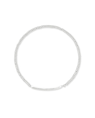 Addison Silver Stretch Bracelet
