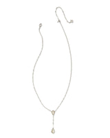 9608864723 Camry Silver Y Necklace in Ivory Mother of Pearl
