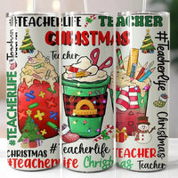 Teacher Christmas Skinny 30oz Tumbler