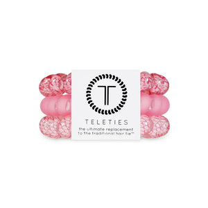 Pink and Powerful Hair Ties - Large