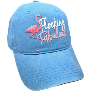 Flocking Fabulous Baseball Hat - Turquoise