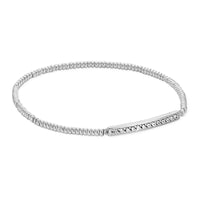 Addison Silver Stretch Bracelet