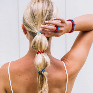Tiny Hair Ties - All American