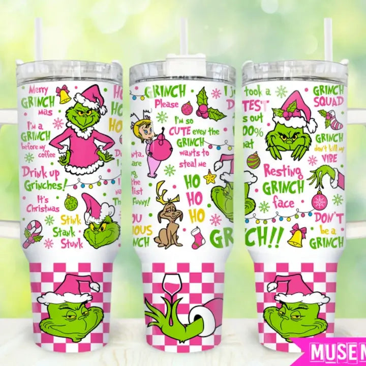 Drink Up Grinches 40oz Tumbler
