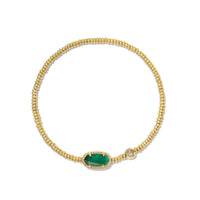 9608865737 Grayson Gold Stretch Bracelet in Emerald Illusion