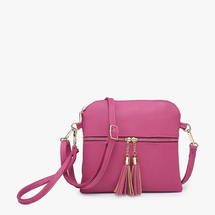 Tara Crossbody/Wristlet - Fuchsia