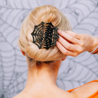 Spider Web Flat Hair Clip