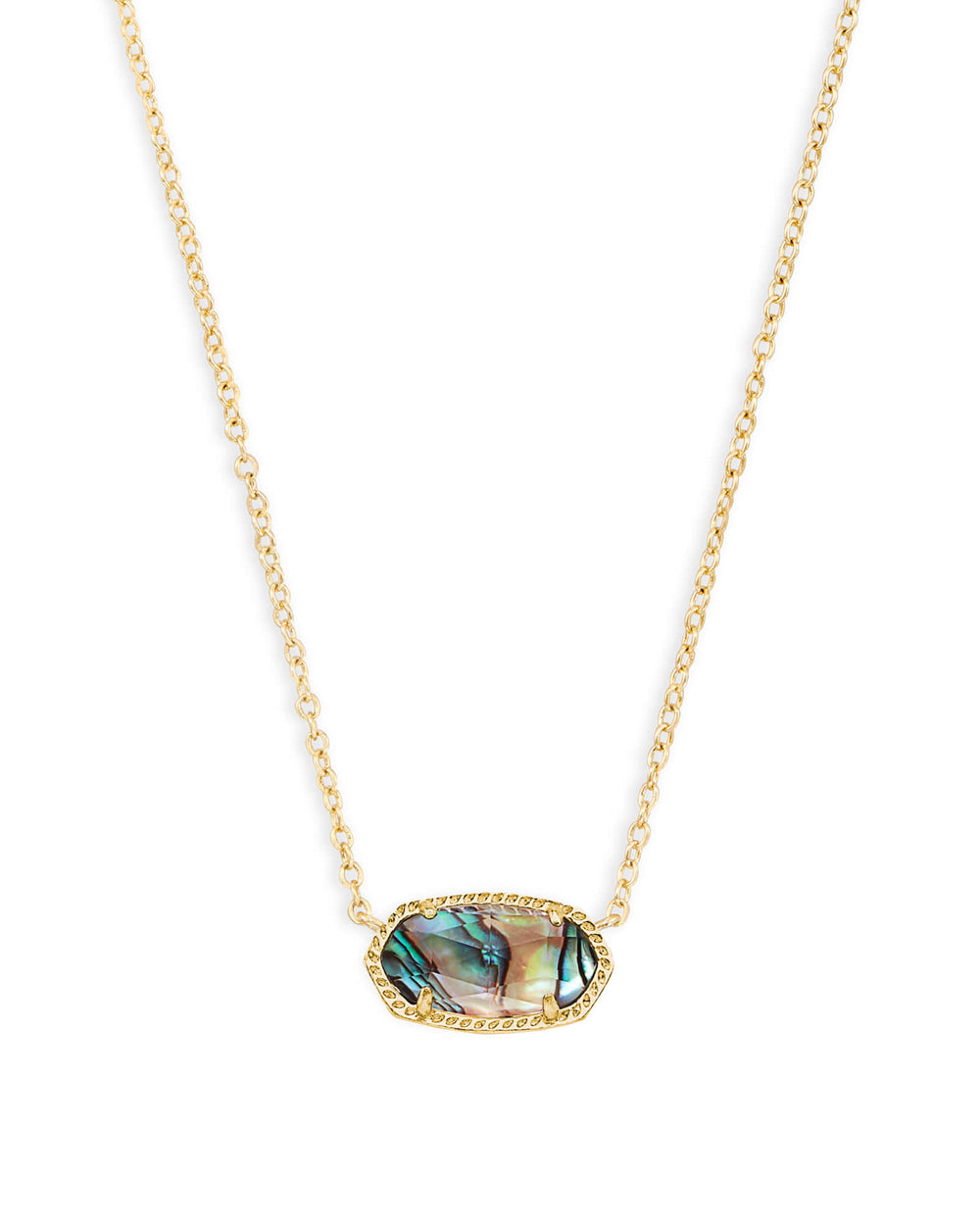 4217709207 - Elisa Necklace in Gold Abalone Shell