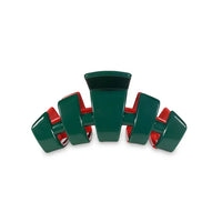 Teleties Clip -  Red and Green
