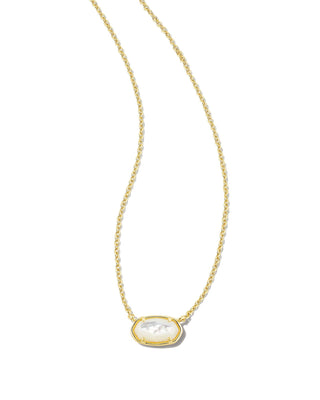 Grayson Short Necklace Gold in Ivory Mother Of Pearl