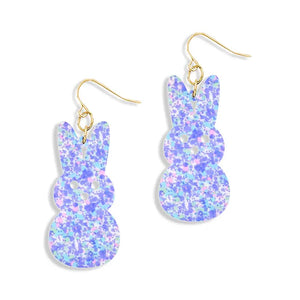 Lilac Confetti Peep Earrings