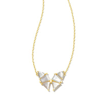 Blair Gold Butterfly Pendant Necklace in Ivory Mother-of-Pearl