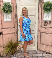 Turn heads in the Lulu-B Cha Cha Dress! Sleeveless with ruffle details, UPF50 sun protection & a flattering fit. Pre-shrunk, 92% nylon/8% spandex. Bestseller!
