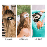 Coconut White - Flat Round Clip
