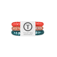 Large - Coral Craze Hair Ties
