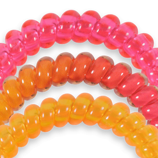 Meet your new year-round hair essential! The TELETIES Hair Coils deliver a strong grip without damage, keeping your style secure all day long. When not in your hair, they double as a chic wrist accessory—functional and fashionable in one.

🌟 Why You’ll Love Them:

✅ Strong grip, no-rip design for all-day hold

✅ Doubles as a stylish bracelet

✅ Durable & waterproof for all occasions

✅ Gentle on hair—prevents breakage, headaches, and creases

✅ Sold in packs of three

Pink, Orange & Yellow hairtie