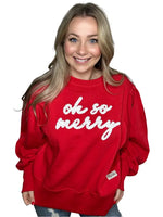 Oh So Merry Red Lily Sweatshirt
