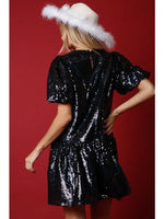 Holiday Ornaments Sequin Dress
