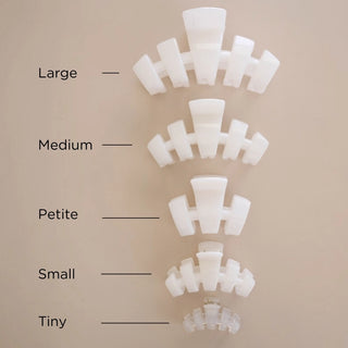 Teleties Clip - Coconut White