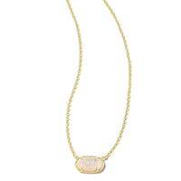 9608851543 Grayson Short Necklace Gold in Iridescent Drusy