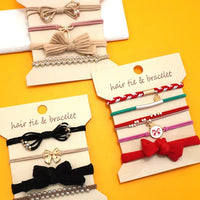 Boho Dual Function Knot Bracelet Hair Ties
