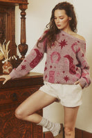 Blush Western Sweater
