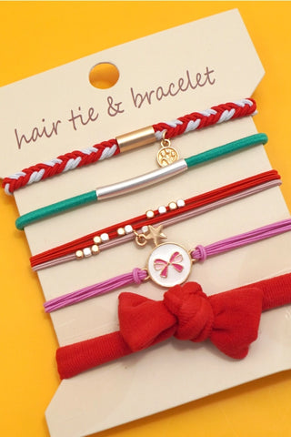 Boho Dual Function Knot Bracelet Hair Ties