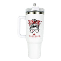 Messy Bun Baseball Tumbler 40oz