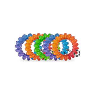 These mini hair coils are designed to fit an adult finger like a ring rather than a bracelet, offering a&nbsp;strong, damage-free grip&nbsp;that keeps hair in place all day—without breakage, creases, or headaches.

Strong grip, no rip design for all-day hold

Great for little kids or super thin hair
Durable and waterproof for all occasions
Gentle on hair—prevents breakage, headaches and creases

Sold in packs of five.