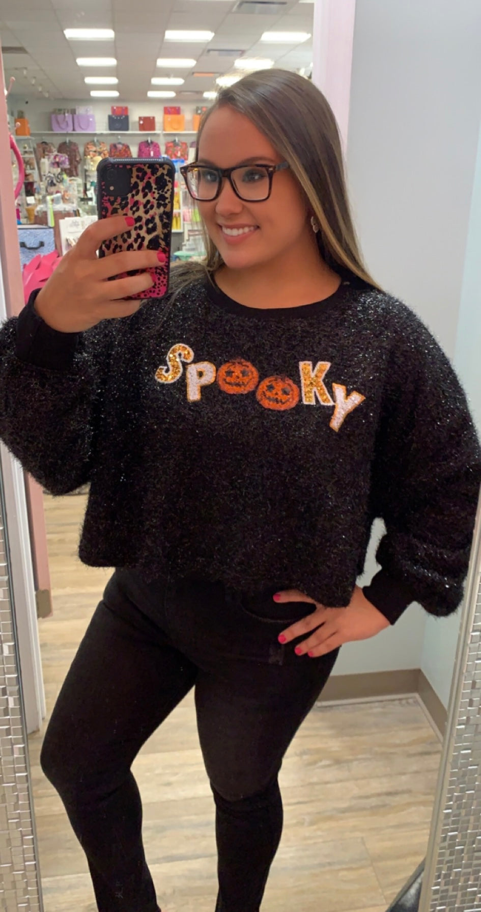 Spooky Sequins Sweater