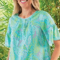 Jane Top - Mango Mosaic