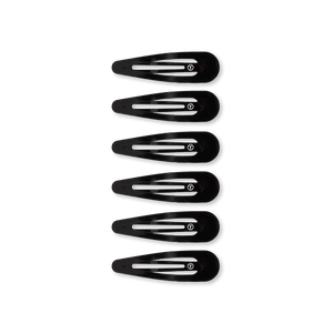 Snap Clip (6 Count) - Jet Black