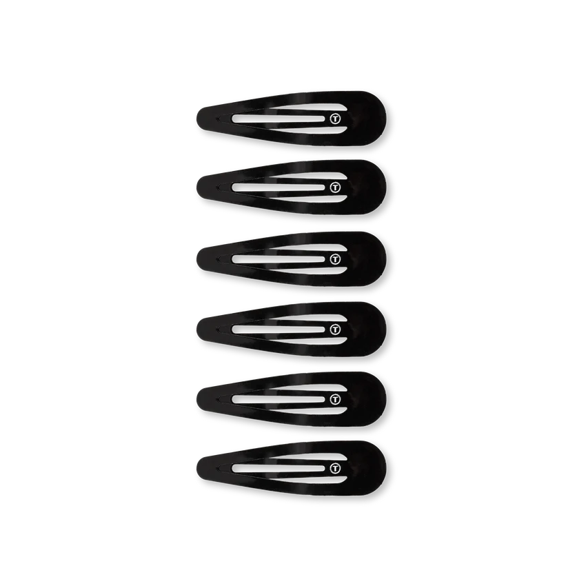 Snap Clip (6 Count) - Jet Black